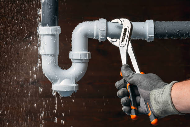 Professional Plumbing technician working in Nellis, WV